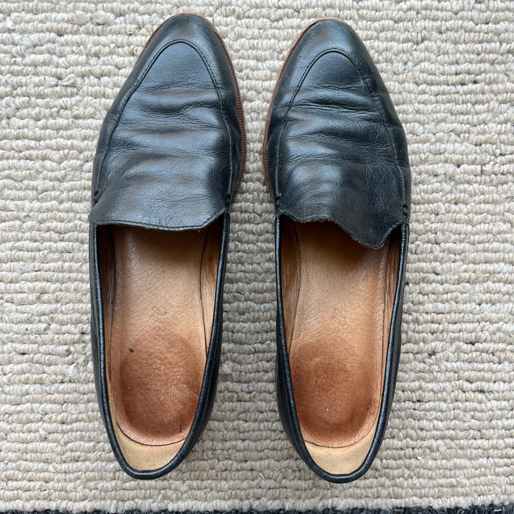 Madewell black loafers 6.5